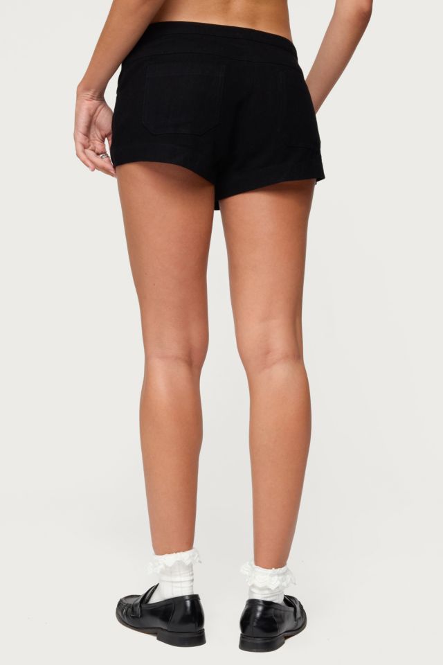 Edikted Hollis Linen Look Shorts #3