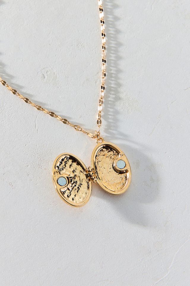 Dreamer Turquoise Locket Necklace #2