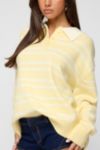 Edikted Rilynn Striped Polo Sweater