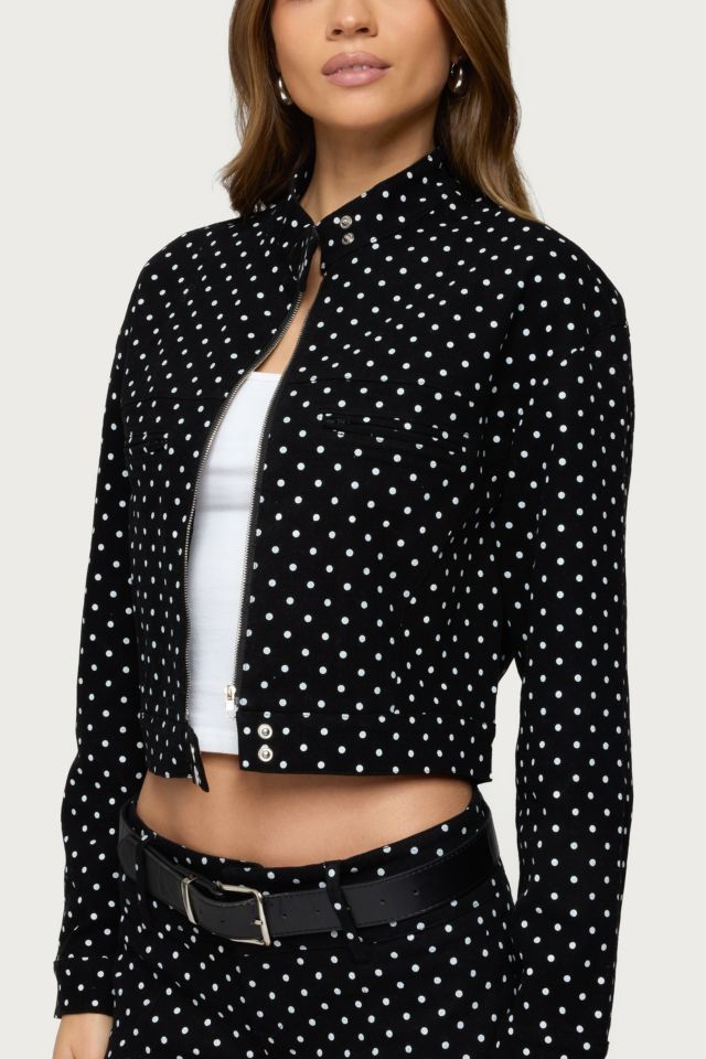 Edikted Tabitha Polka Dot Jacket #2