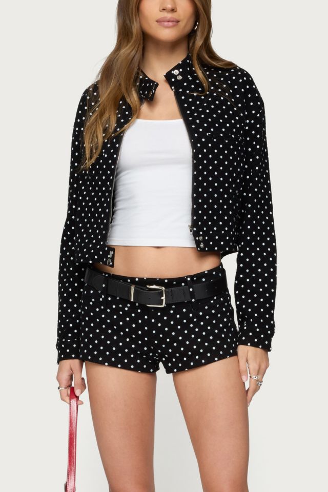 Edikted Tabitha Polka Dot Jacket #3