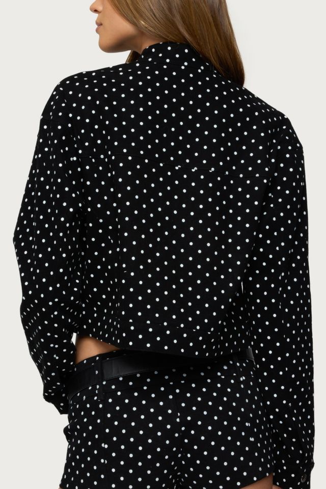 Edikted Tabitha Polka Dot Jacket #4