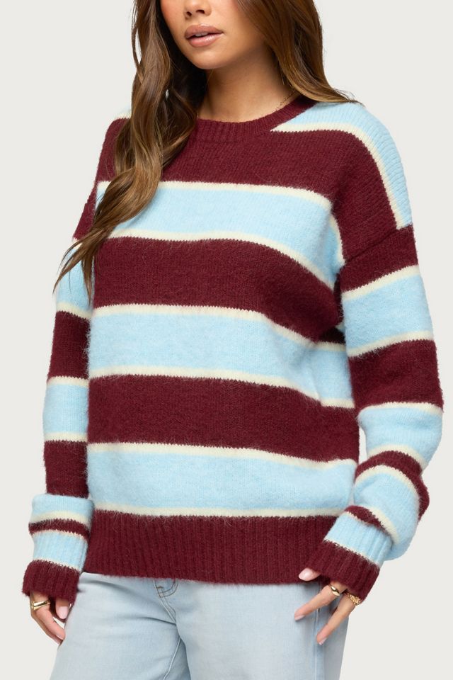 Edikted Conrad Striped Knit Sweater #3