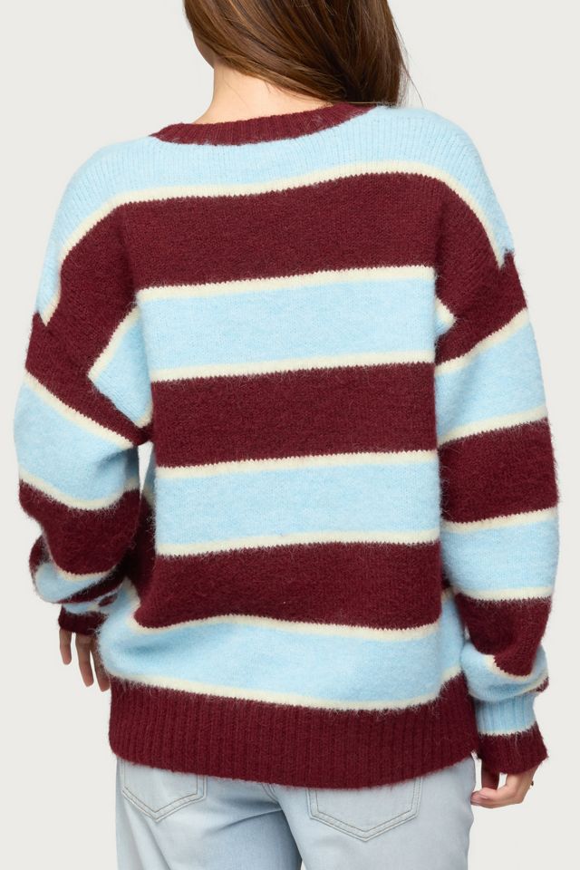 Edikted Conrad Striped Knit Sweater #4