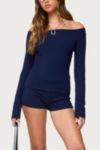 Edikted Arianna Off Shoulder Knit Sweater