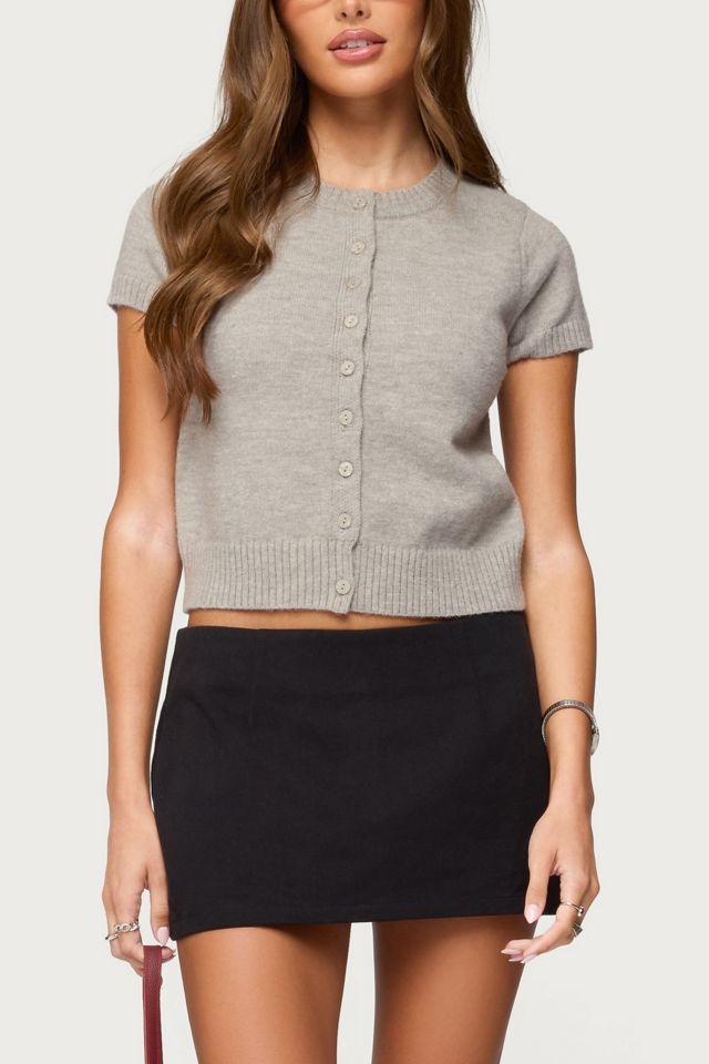 Edikted Coreen Button Up Knit Cardigan #3