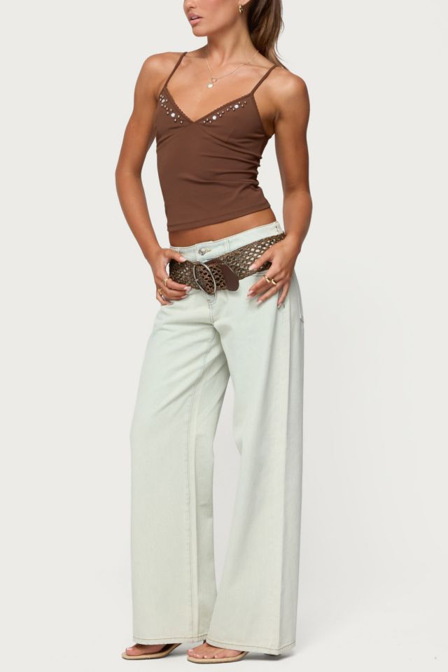 Edikted Holland Bead V Neck Tank Top #1
