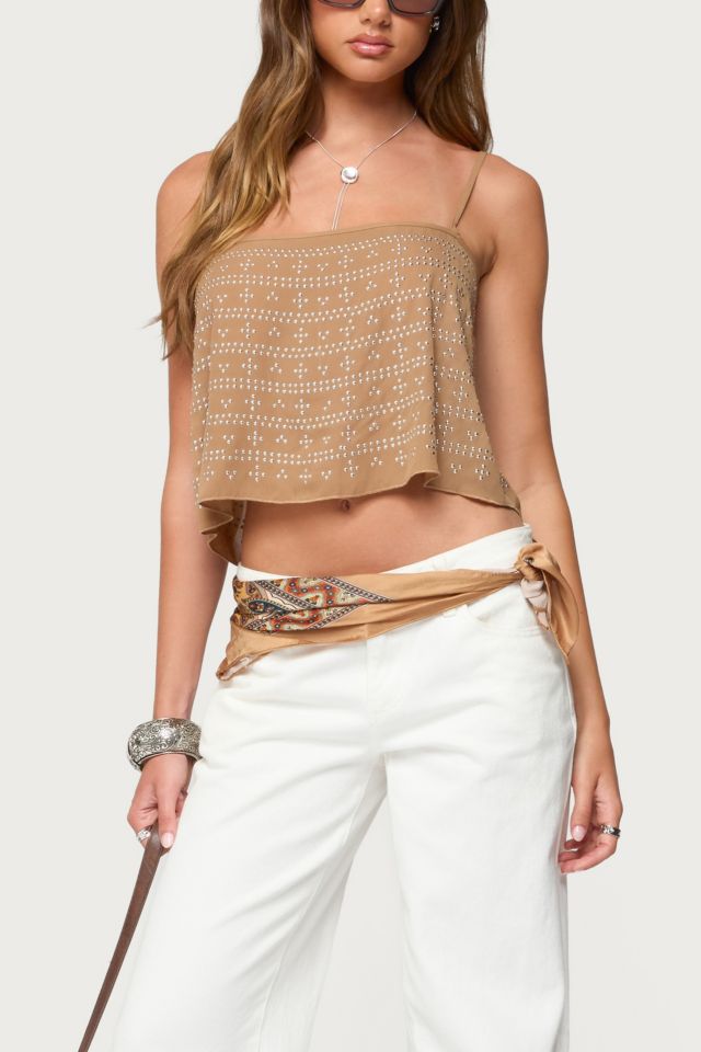 Edikted Sunna Studded Top #3