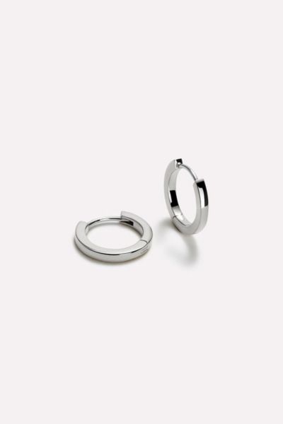 Ana Luisa Huggie Hoops Silver