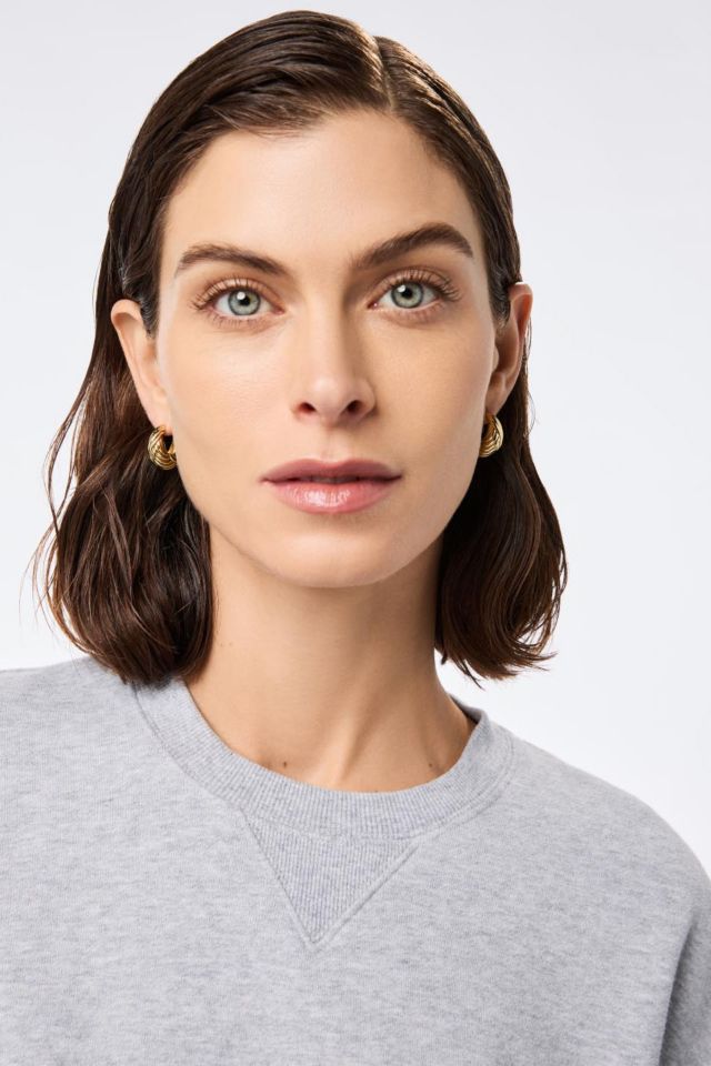 Ana Luisa Tymie Gold Hoop Earrings #2