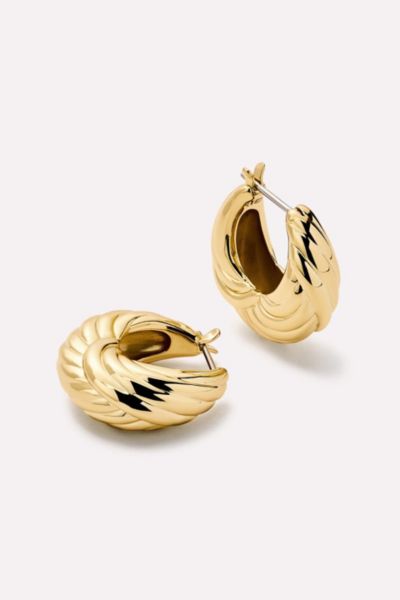 Ana Luisa Tymie Gold Hoop Earrings