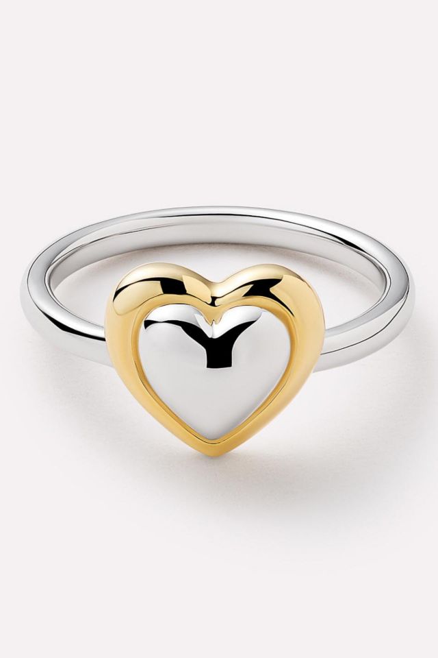 Ana Luisa Camelia Heart Ring #4