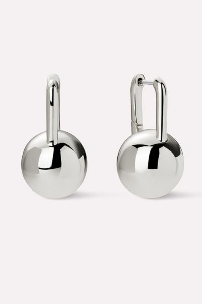 Ana Luisa Perry Silver Statement Earrings