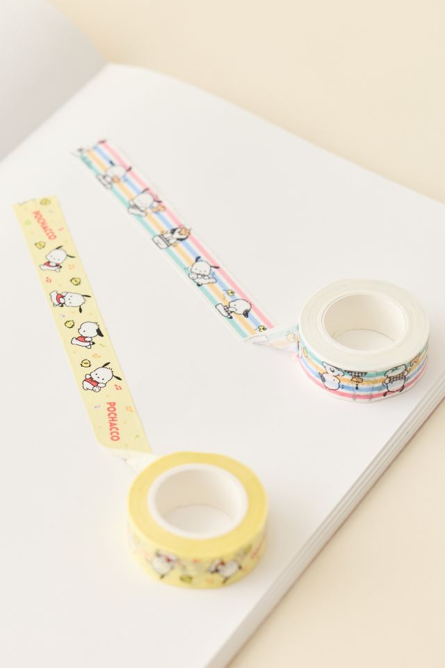 Sanrio Japan Originals Pochacco 2-Piece Washi Tape Set #1