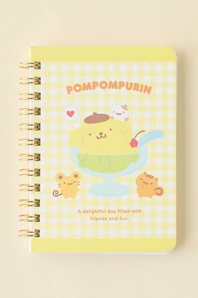 Sanrio Japan Originals Pompompurin Spiral Notebook