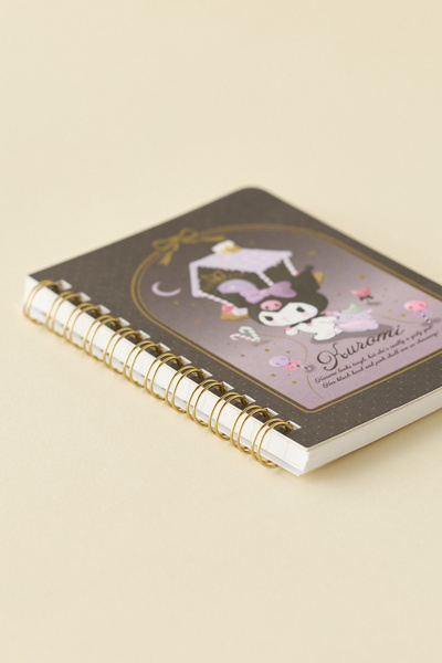Sanrio Japan Originals Kuromi Spiral Notebook