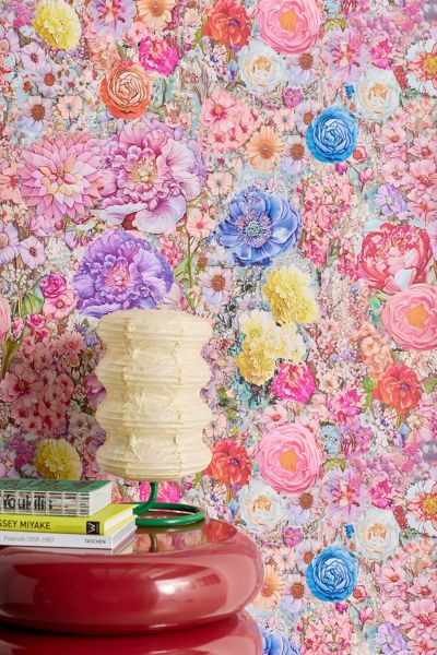 Urban Outfitters Uo Home Yara Whimsical Floral Removable Wallpaper At  In Multi