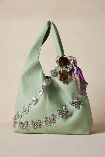 Boston Faux Leather Hobo Bag