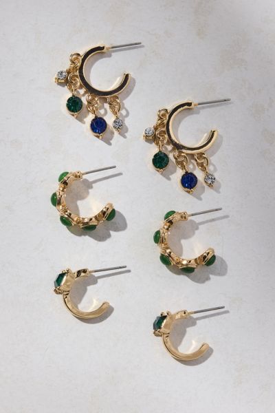 Urban Outfitters Garland Statement Hoop Earring Set In Gold, Women's At  In Gold