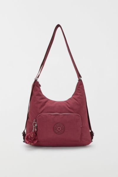 Kipling Yenna Nylon Convertible Bag In Lounge Wine, Women's At Urban Outfitters