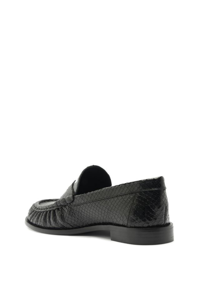 Schutz Snakeskin Tyche Loafer #1