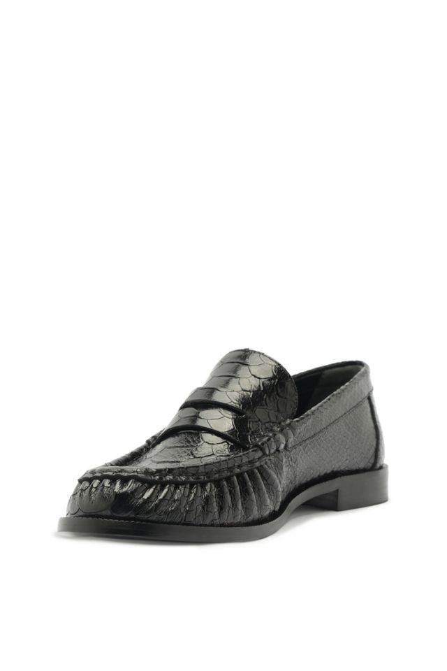 Schutz Snakeskin Tyche Loafer #3