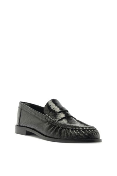 Schutz Snakeskin Tyche Loafer