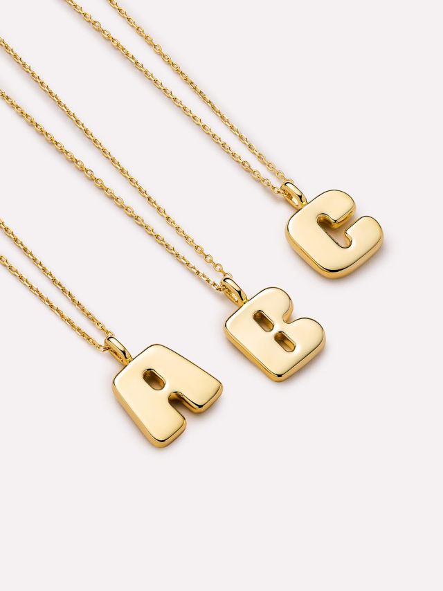 Ana Luisa Bubble Letter Necklace #3