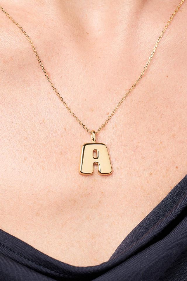 Ana Luisa Bubble Letter Necklace #3