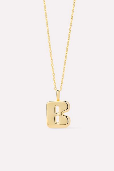 Ana Luisa Bubble Letter Necklace