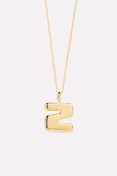 Ana Luisa Letter Necklace In Gold