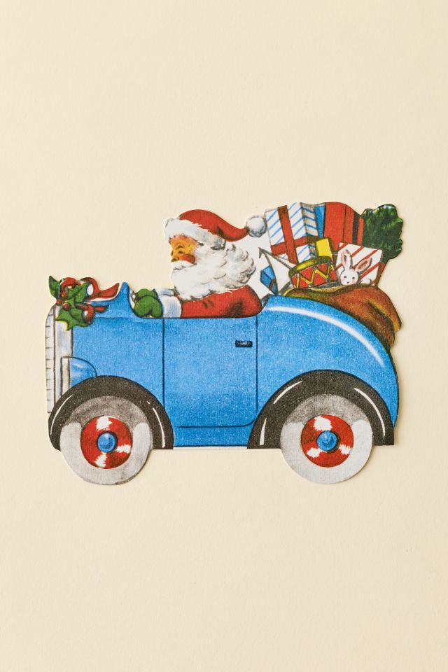 Laughing Elephant Die-Cut Holiday Greeting Card Set #2