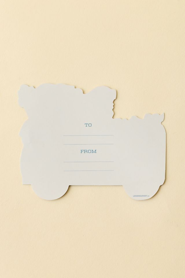 Laughing Elephant Die-Cut Holiday Greeting Card Set #3