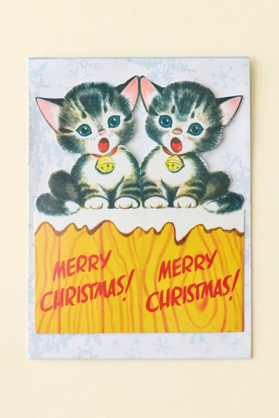 Laughing Elephant Die-Cut Holiday Greeting Card Set