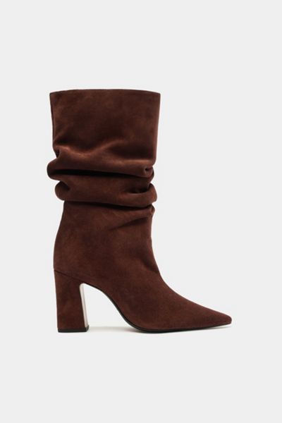 Schutz Harriet Slouch Suede Boot