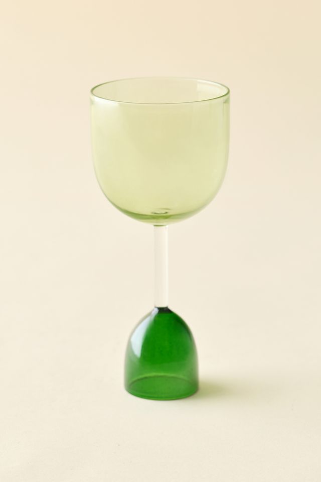 Colorblock Dual-Ended Wine Glass - Set Of 2 #2