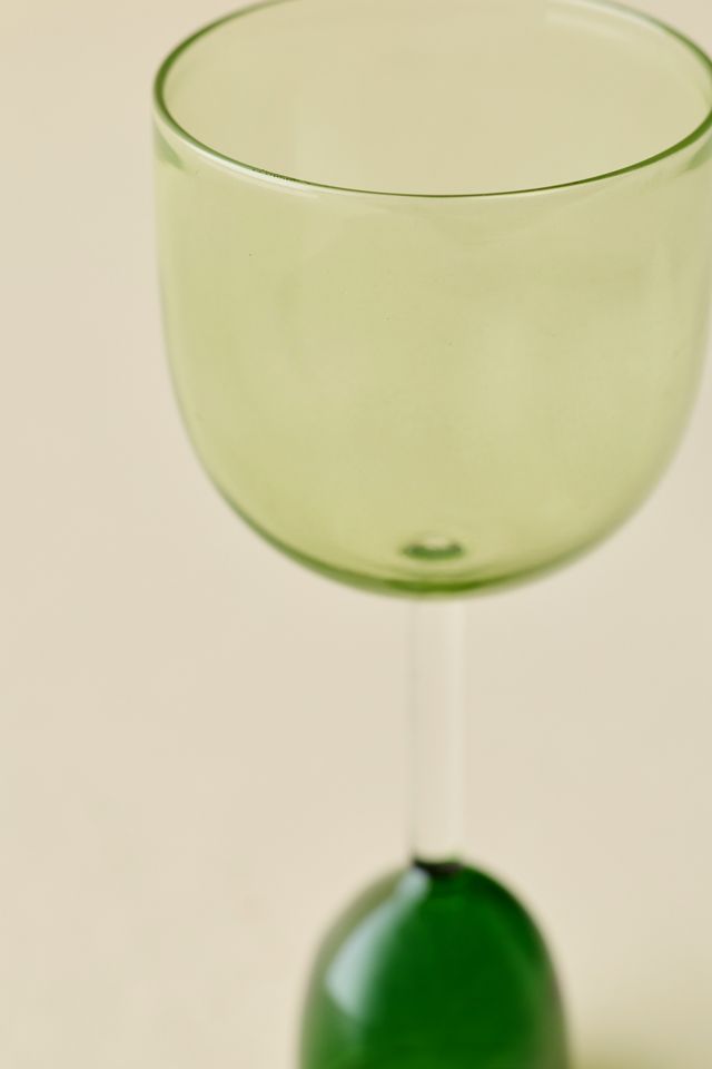 Colorblock Dual-Ended Wine Glass - Set Of 2 #3