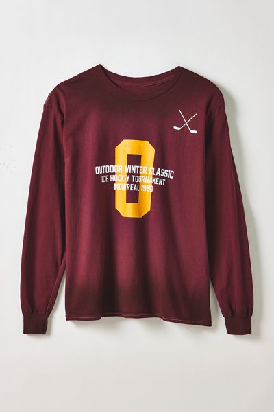Hockey Outdoor Classic Graphic Long Sleeve Tee