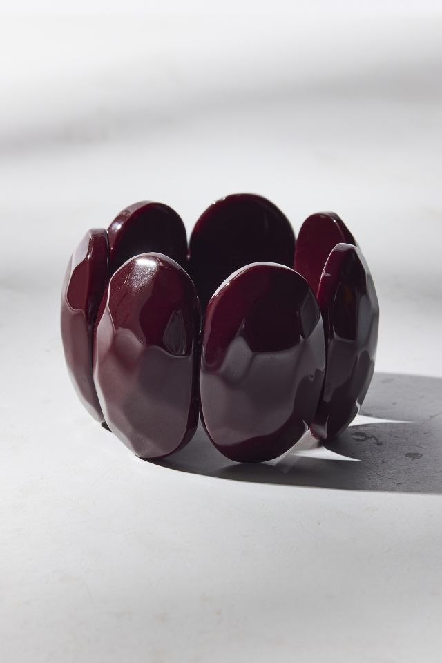 Faceted Stretch Bangle Bracelet #1