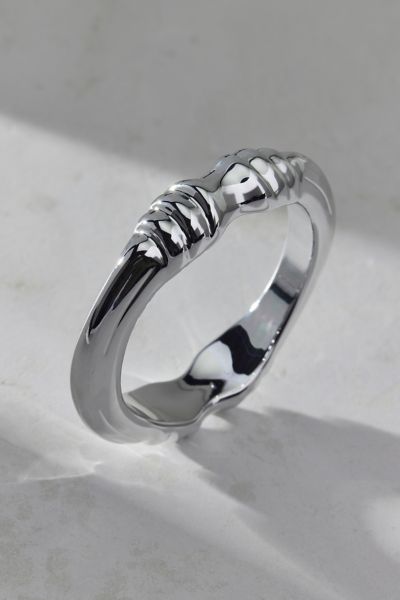 Wrapped & Knotted Metal Band Ring