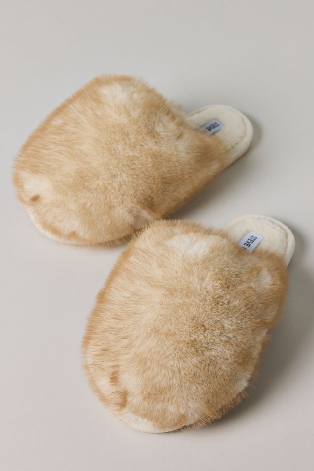 Steve Madden Poof Faux Fur Mule Slippers #1