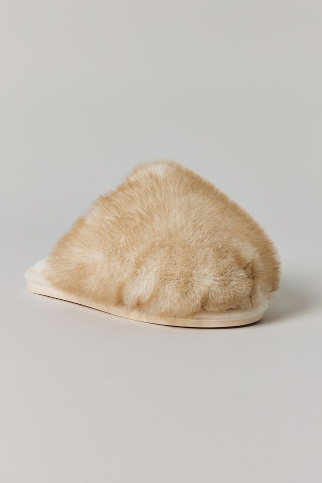 Steve Madden Poof Faux Fur Mule Slippers #3