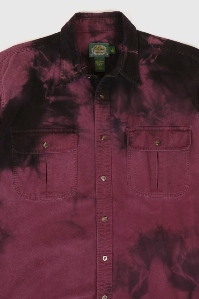 Vintage Cabela's Tie Dye Flannel Shirt #2