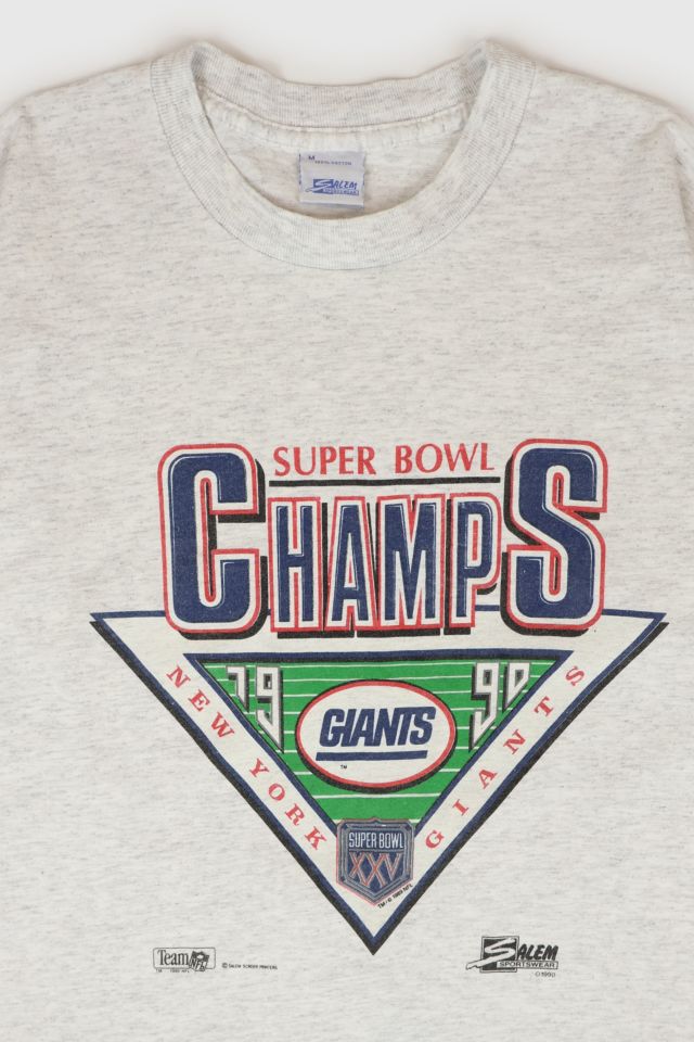 Vintage New York Giants 1990 Super Bowl XXV Champions Tee #1