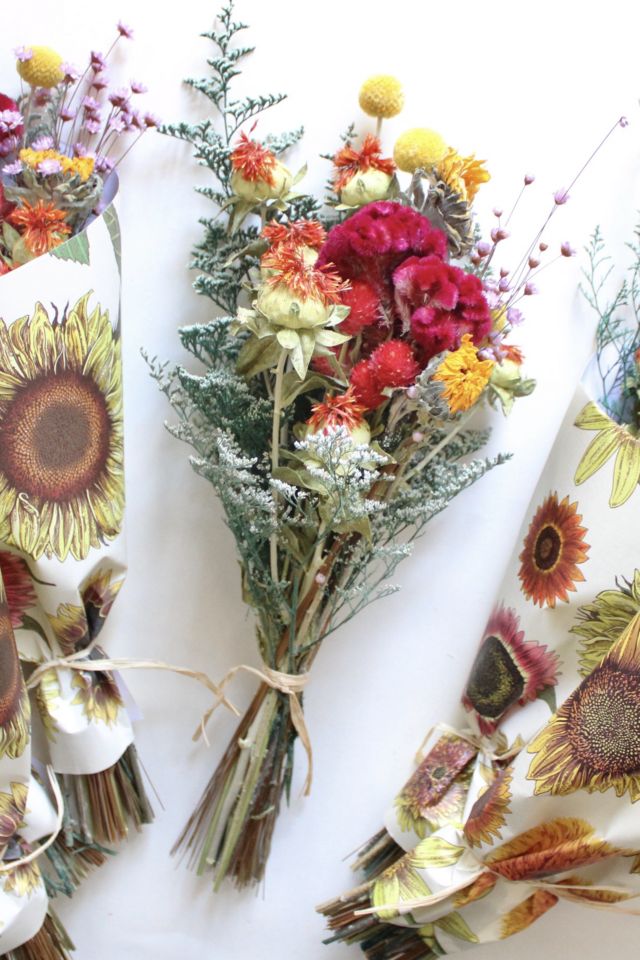 Roxanne’s Dried Flowers Sunflower Fields Bouquet #1