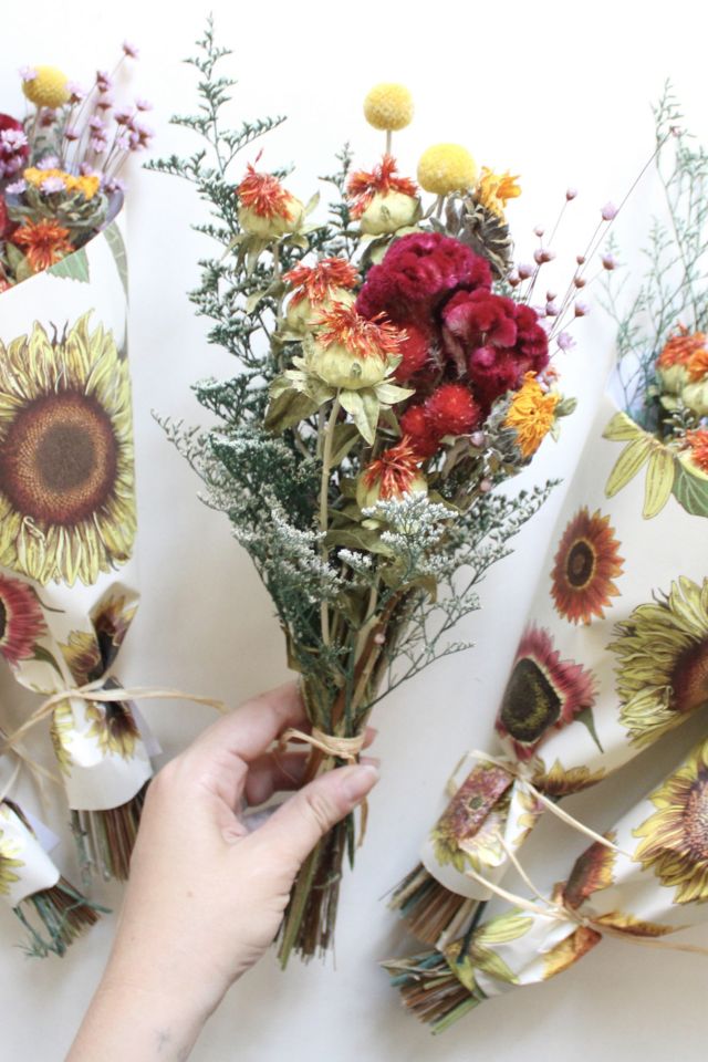 Roxanne’s Dried Flowers Sunflower Fields Bouquet #3