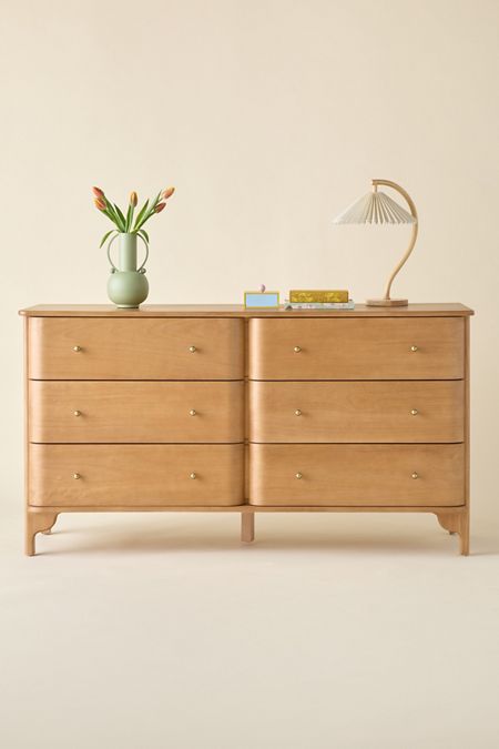 urban outfitters dresser Willow 6-Drawer Wood Urban Outfitters Regan Mixed Drawer