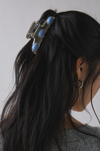 Urban Outfitters Jewels Rectangle Metal Claw Clip In Silver, Women's At  In Silver