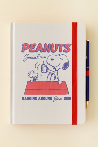 Graphique X Peanuts 75th Anniversary Social Club Fabric-Covered Journal