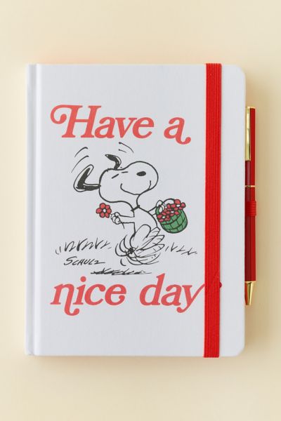 Graphique X Peanuts 75th Anniversary Have A Nice Day Fabric-Covered Journal